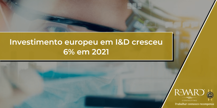 Investimento europeu em I&D cresceu 6% em 2021